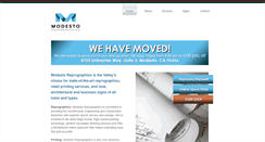 Desktop Screenshot of modestoreprographics.com